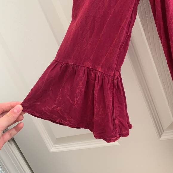 Altar’d State Maroon Top - Picture 3 of 5